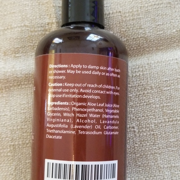 NWT First Botany 91% Organic Lavender Lotion - Picture 3 of 5